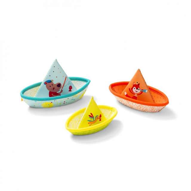 Three Little Boats For The Bath