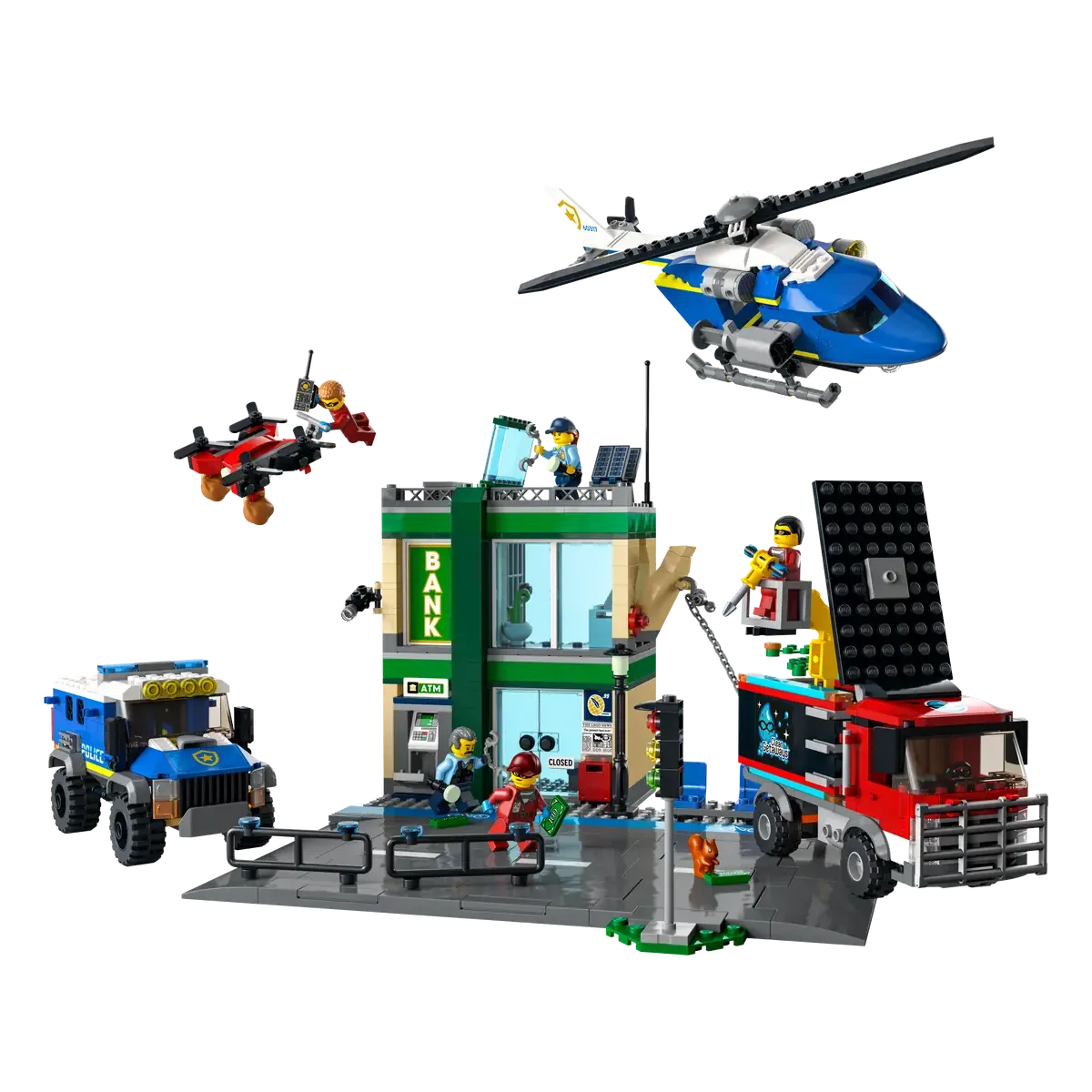 Police Chase at the Bank - LEGO City