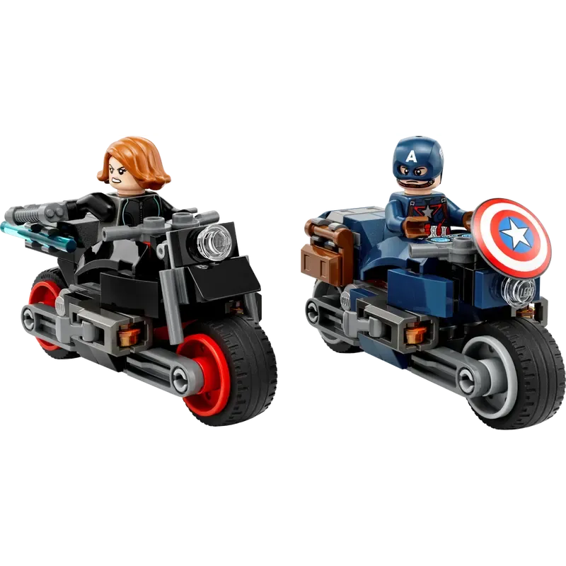 Black Widow & Captain America Motorcycles - LEGO Marvel