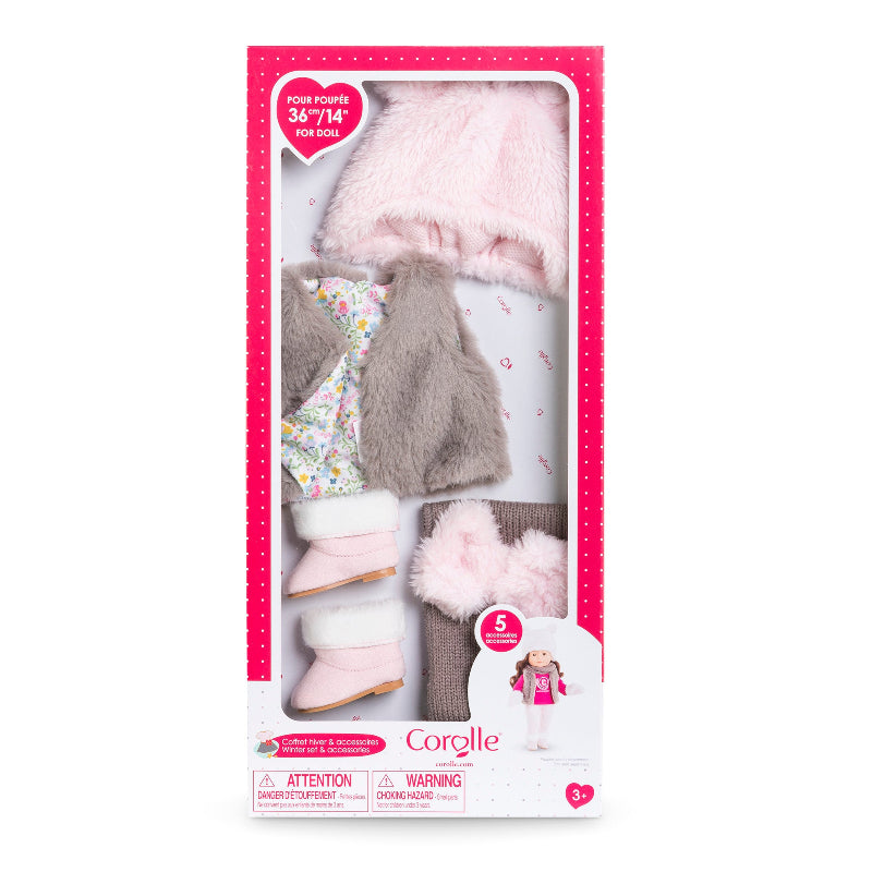 Winter Set & Accessories Set - 36 cm Doll