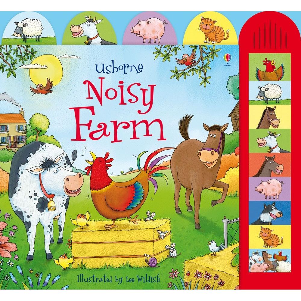 Noisy Farm Book - Jessica Greenwell - Illustrated by Lee Wildish