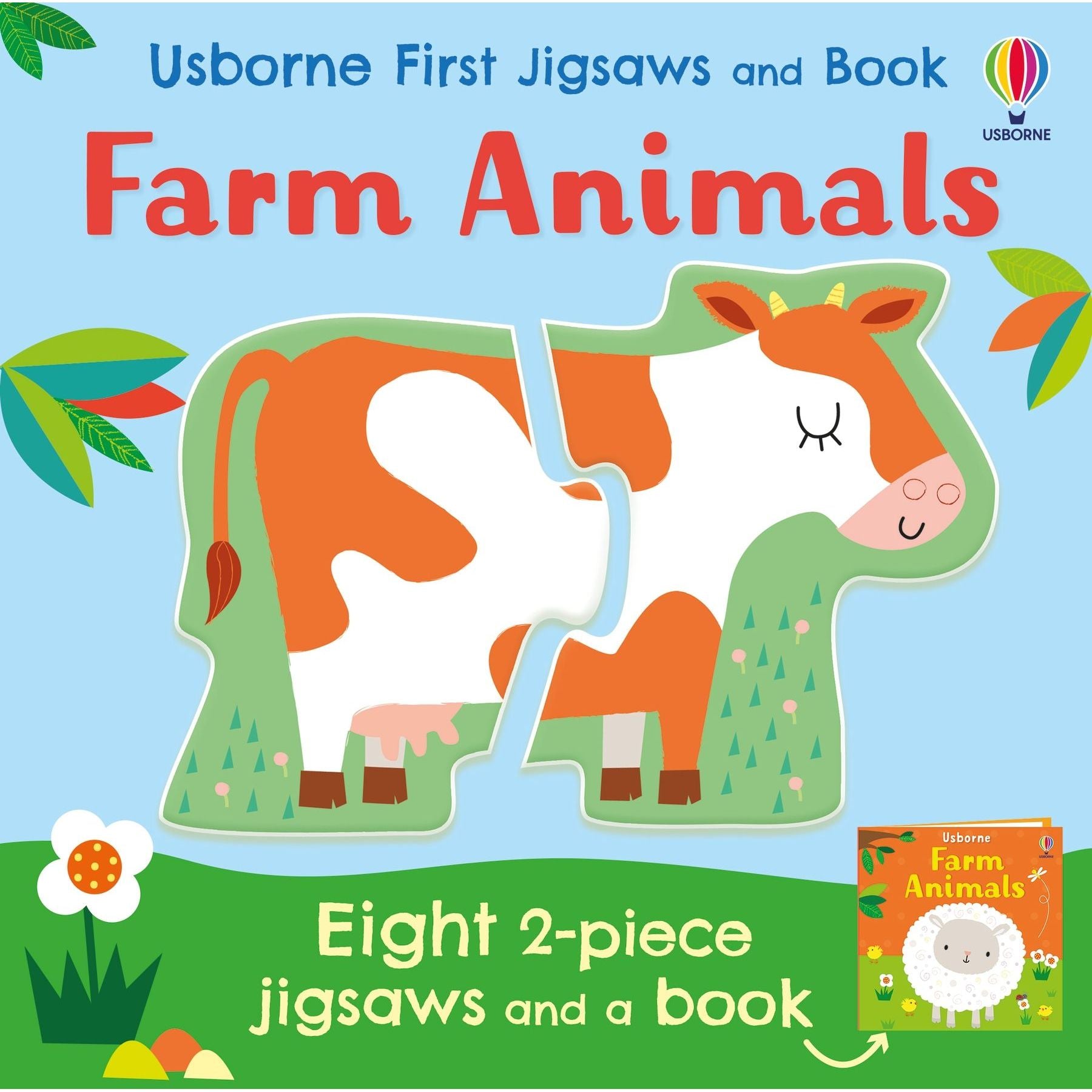 First Jigsaws and Book: Farm Animals