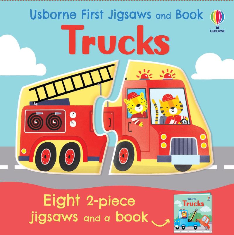 First Jigsaws and Book: Trucks