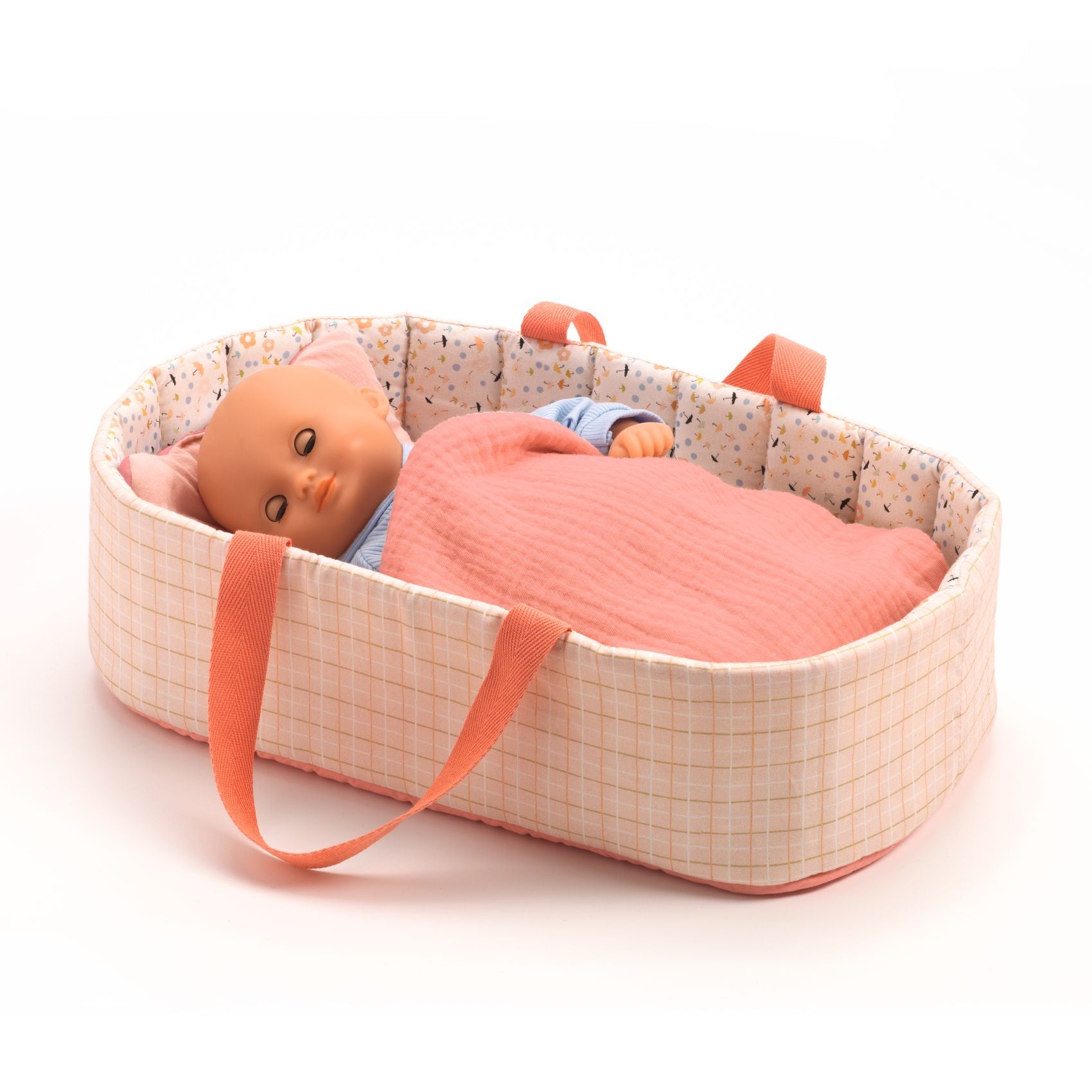 Pink Lines Bassinet