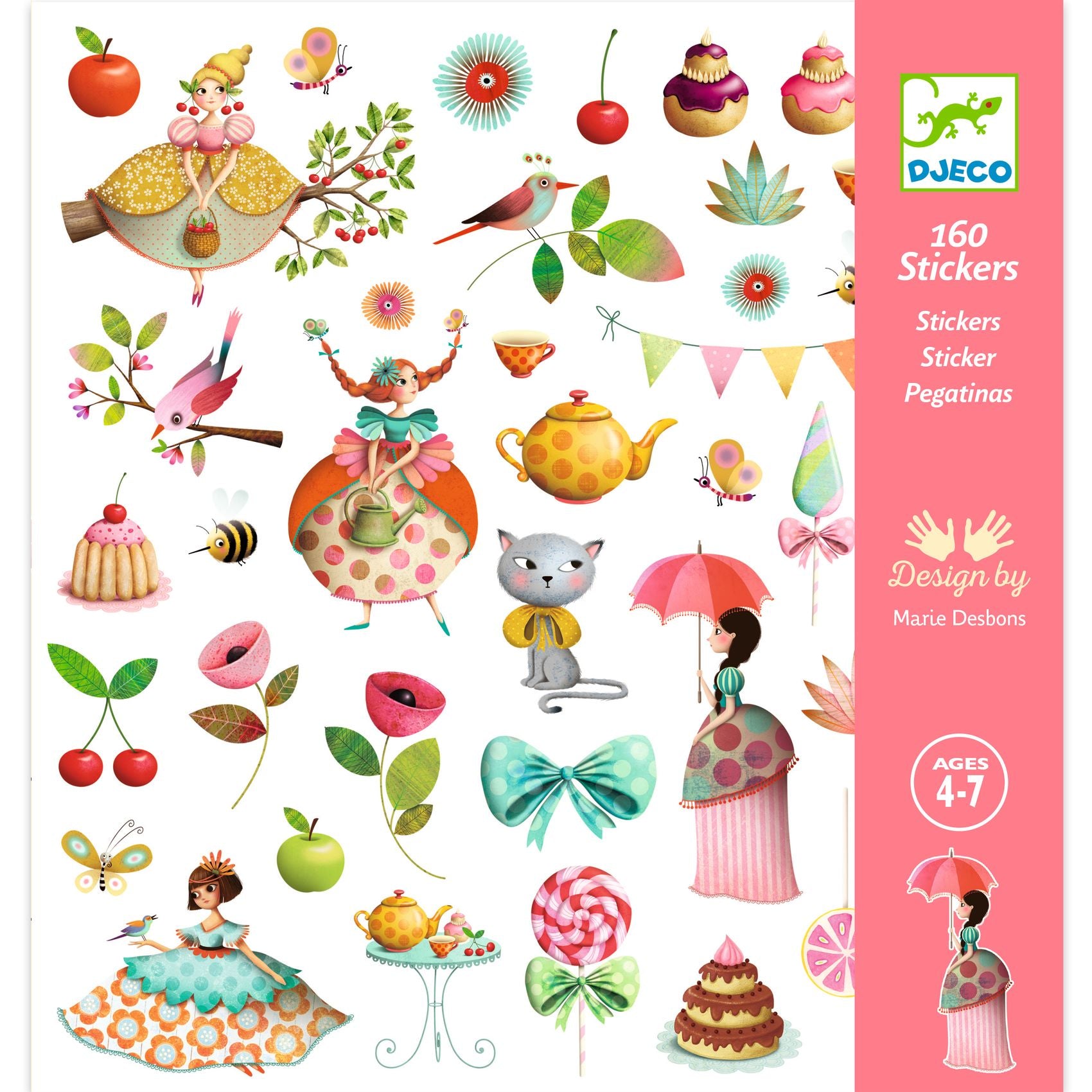 Princess Tea Party Stickers