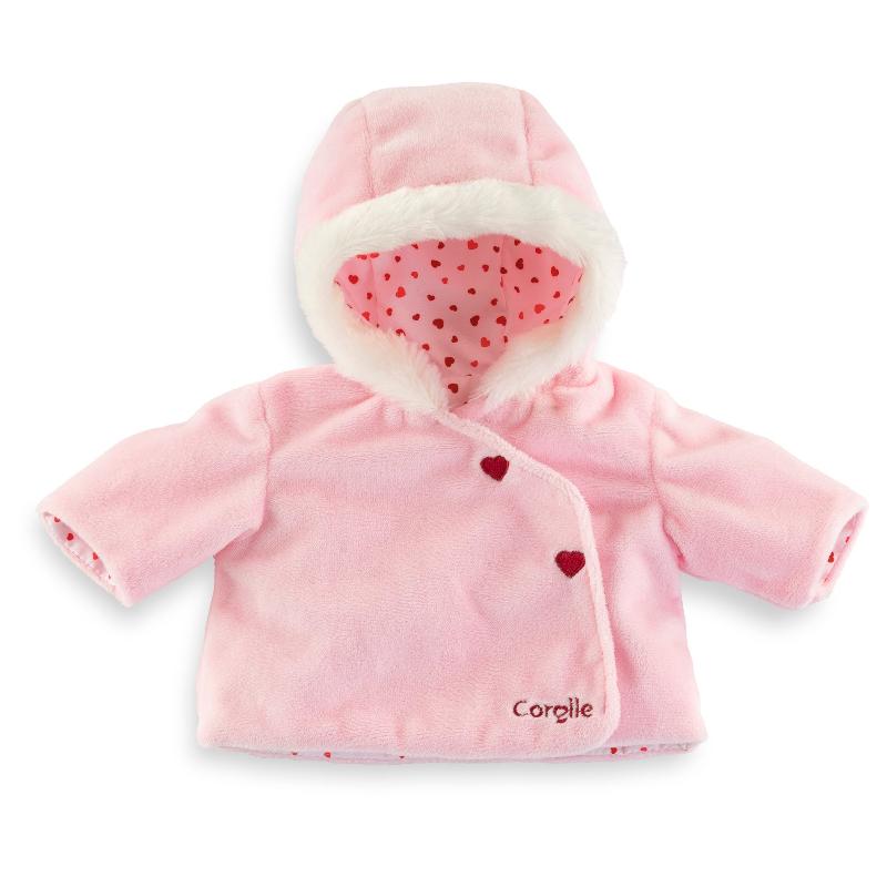 Heart Coat Set - 30 cm Baby Doll