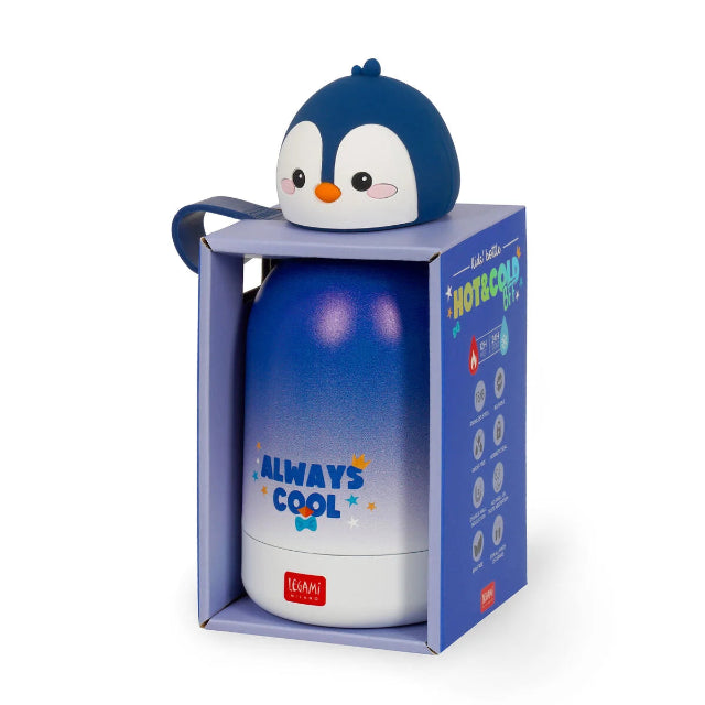 Kids Drinking Bottle - Midnight Penguin