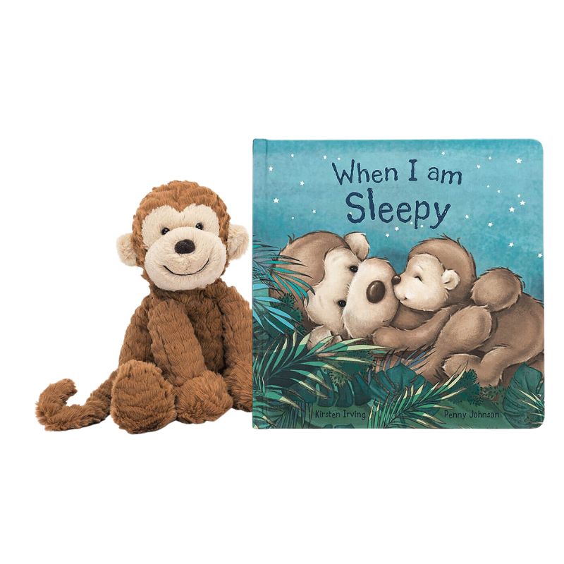 When I Am Sleepy Book & Fuddlewuddle Monkey