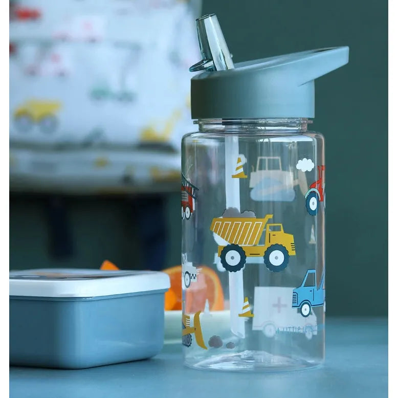 Kids Drink Bottle/Water Bottle: Vehicles, Cars