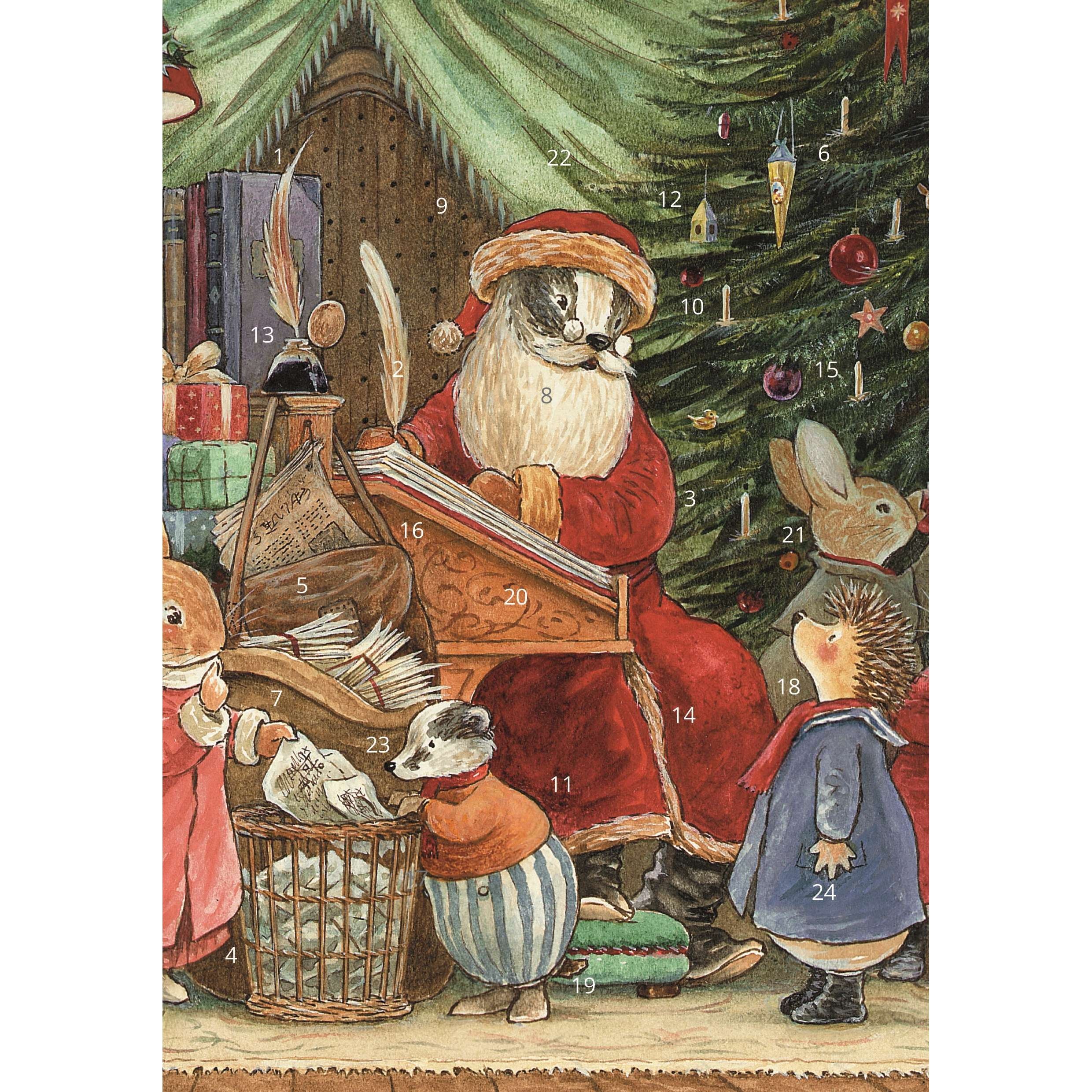 Advent Card –  Santa's List