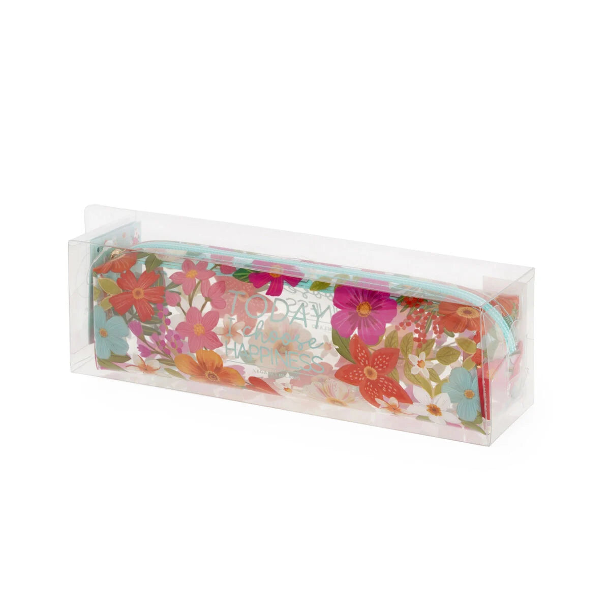 Transparent Pencil Case - Flowers