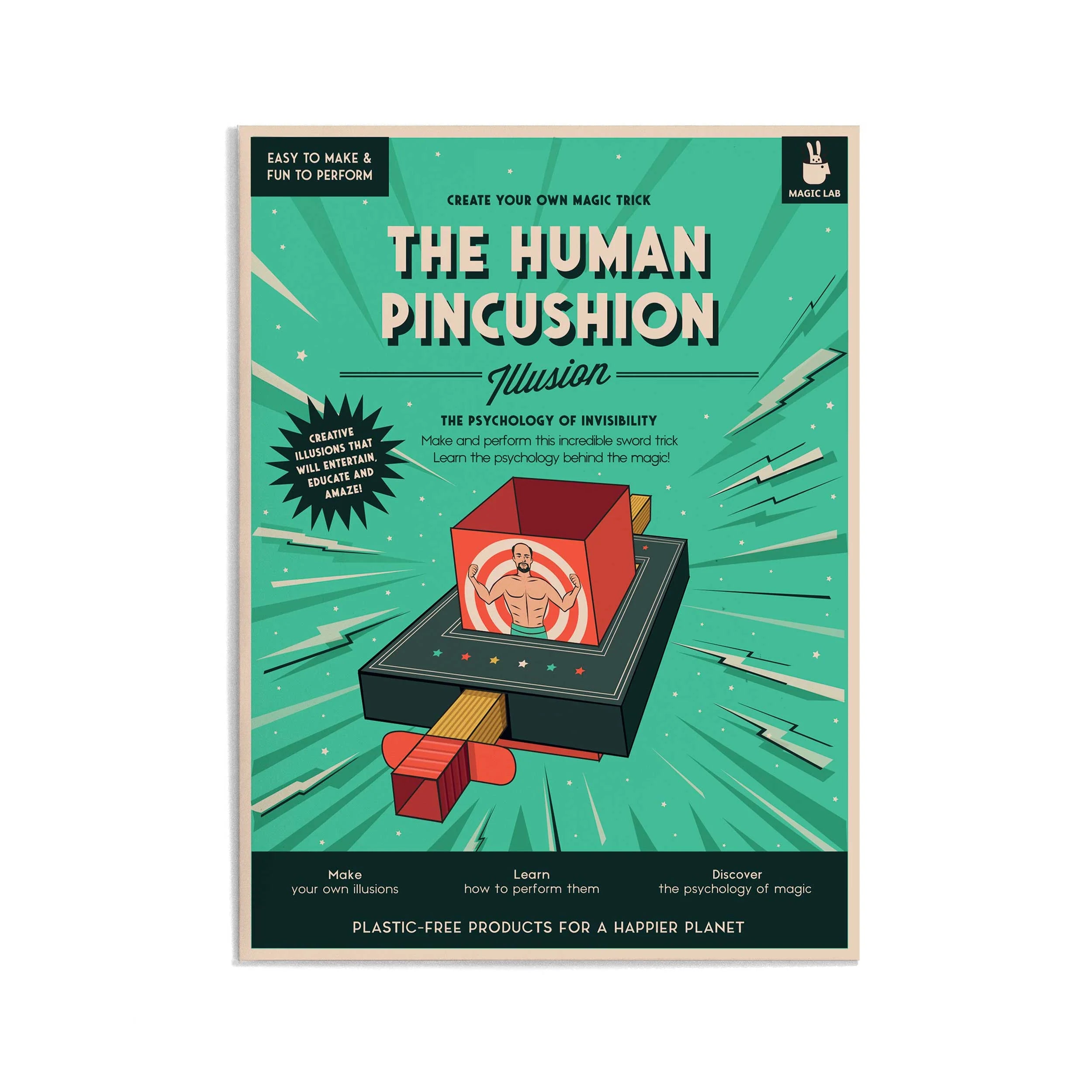 The Human Pincushion - Magic Trick