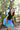 Midnight Butterfly Skirt with Wings & Headband - Blue
