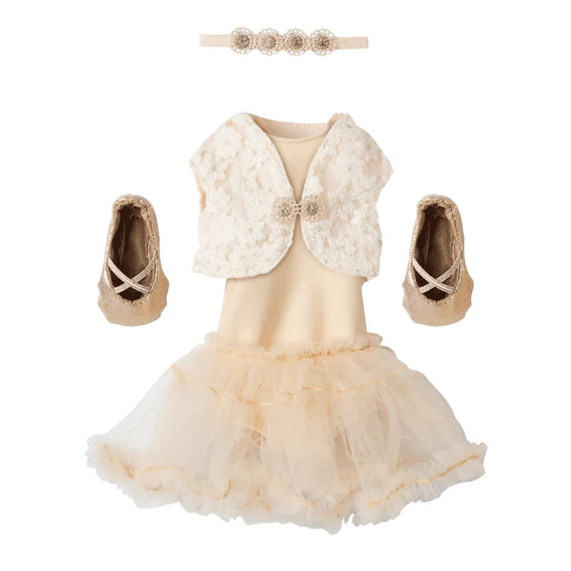Maileg Bunny size 3 - Cream Ballet Suit & Skirt