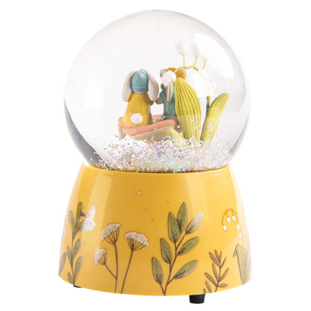 Three Little Rabbits - Musical Snow Globe