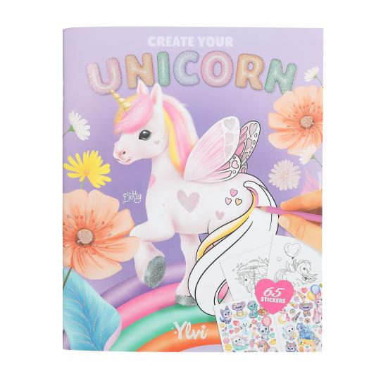 Ylvi Create Your Unicorn Colouring Book