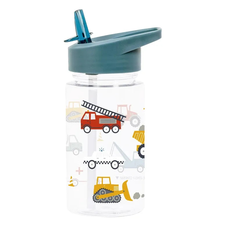 Kids Drink Bottle/Water Bottle: Vehicles, Cars