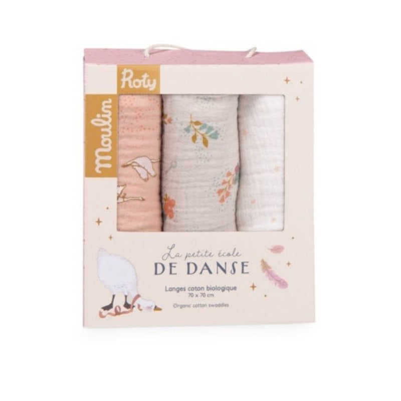 Organic Cotton Muslin Swaddles