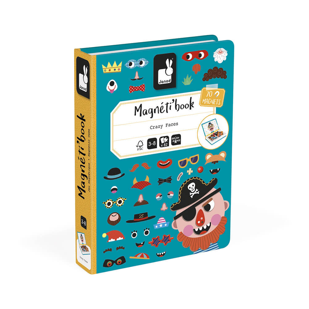 Magnetic Books - Boys Crazy Faces