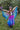 Blue Butterfly Twirl Dress with Wings & Headband