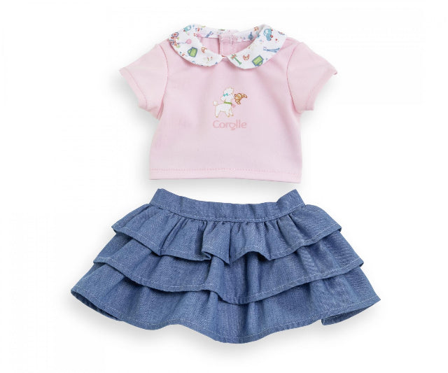 Ruffle Skirt & Top - 30 cm Girl Doll