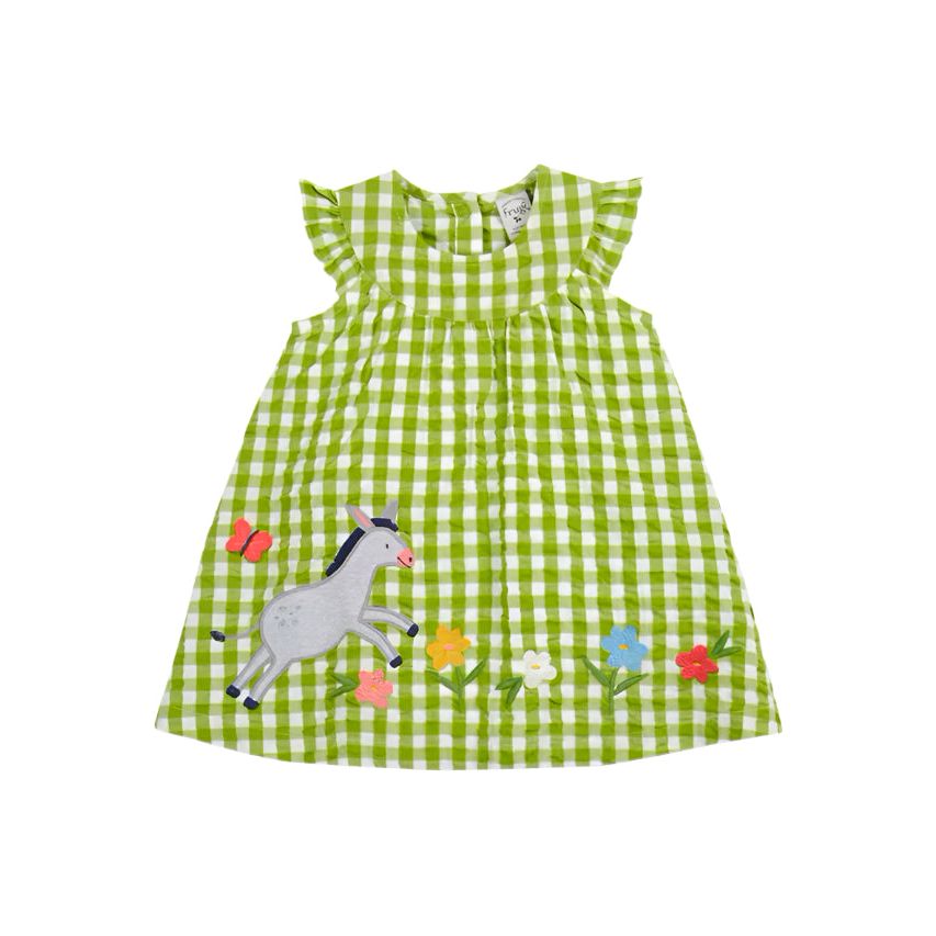Myrtle Body Dress - Macaw Gingham Donkey