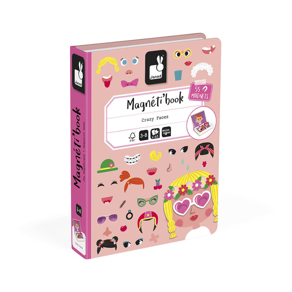 Magnetic Books - Girls Crazy Faces