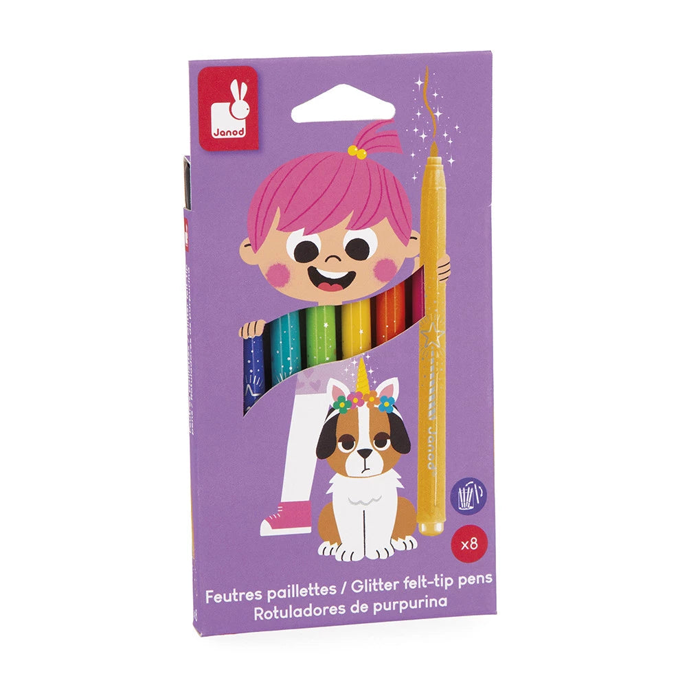 Glitter Felt Tip Pens
