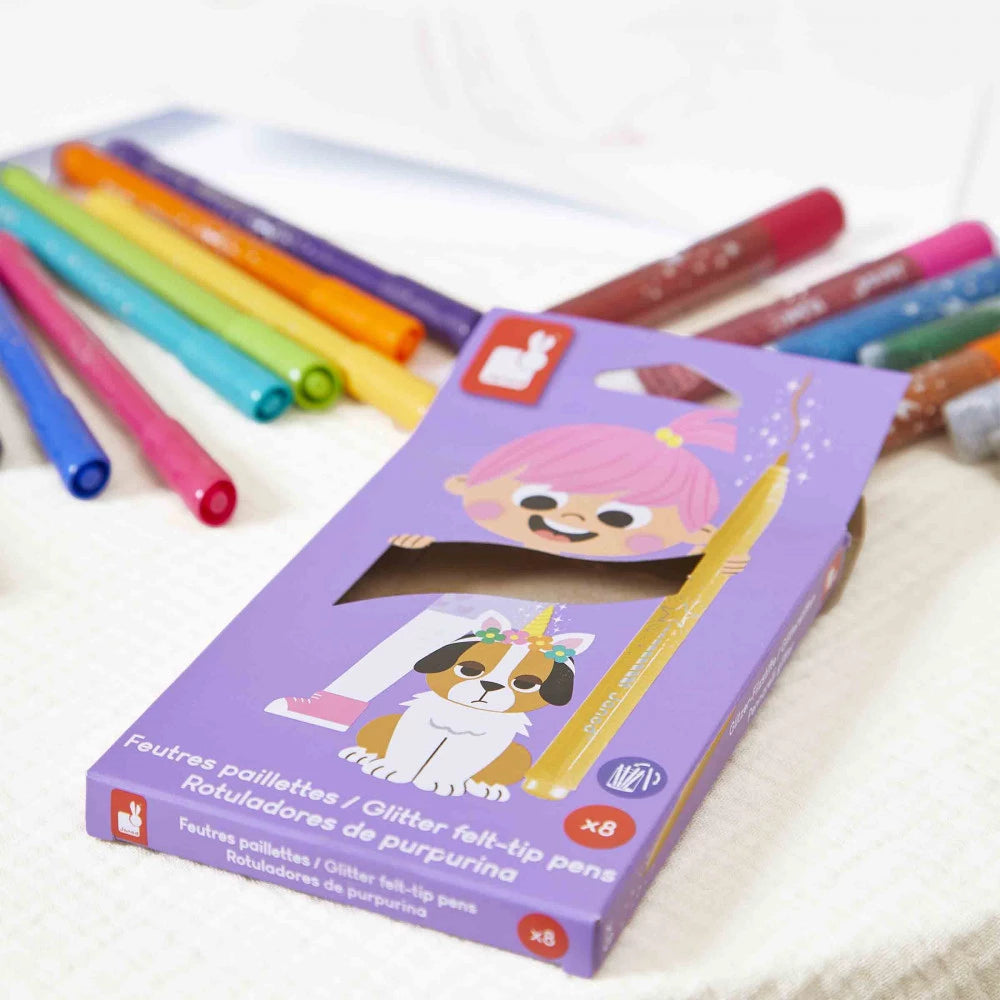 Glitter Felt Tip Pens