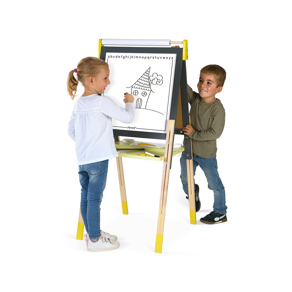 Grey/Yellow Adjustable Easel