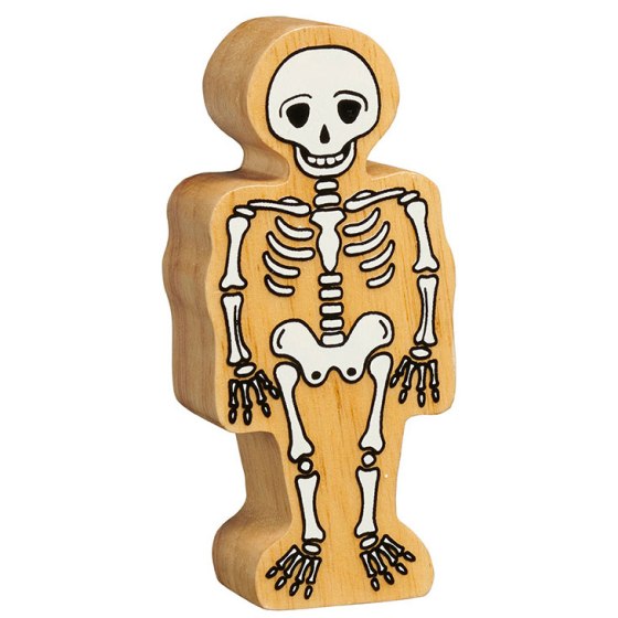 Wooden Skeleton Figure