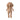 Vintage plush Poodle - Dusty powder Pink