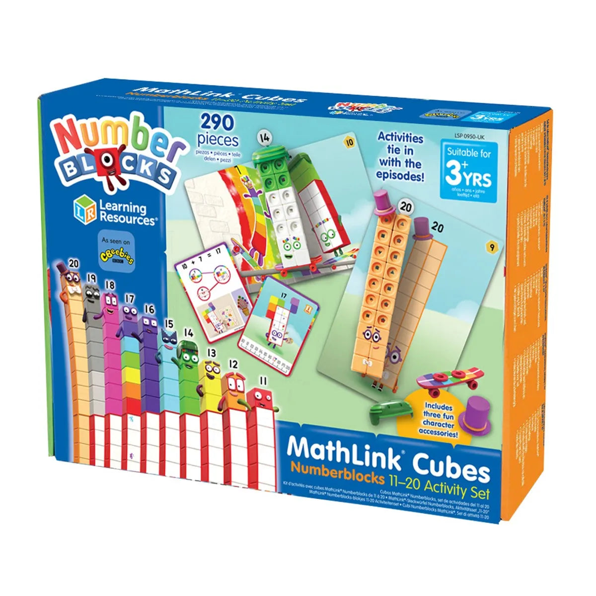 MathLink® Cubes Number Blocks 11-20 Activity Set