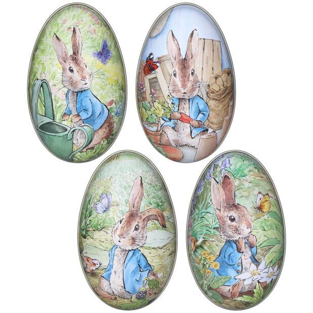 Peter Rabbit Easter Egg Tins.