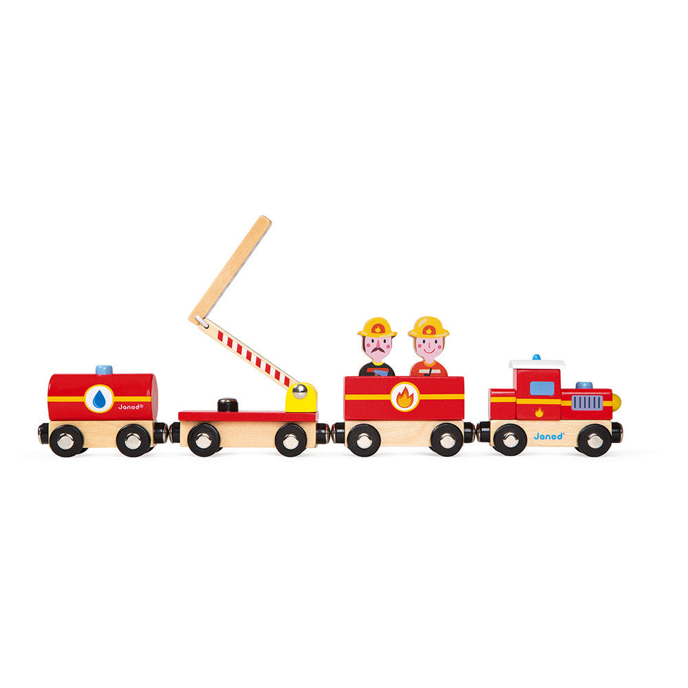 Wooden Firefighters Train