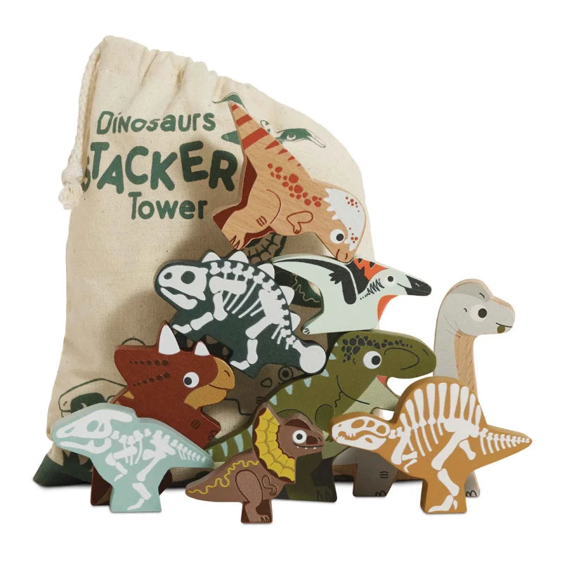 Jurassic Stacking Dinosaurs & Bag