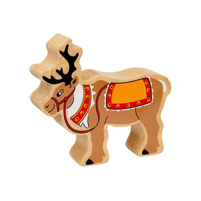 Chunky Wooden Christmas Reindeer