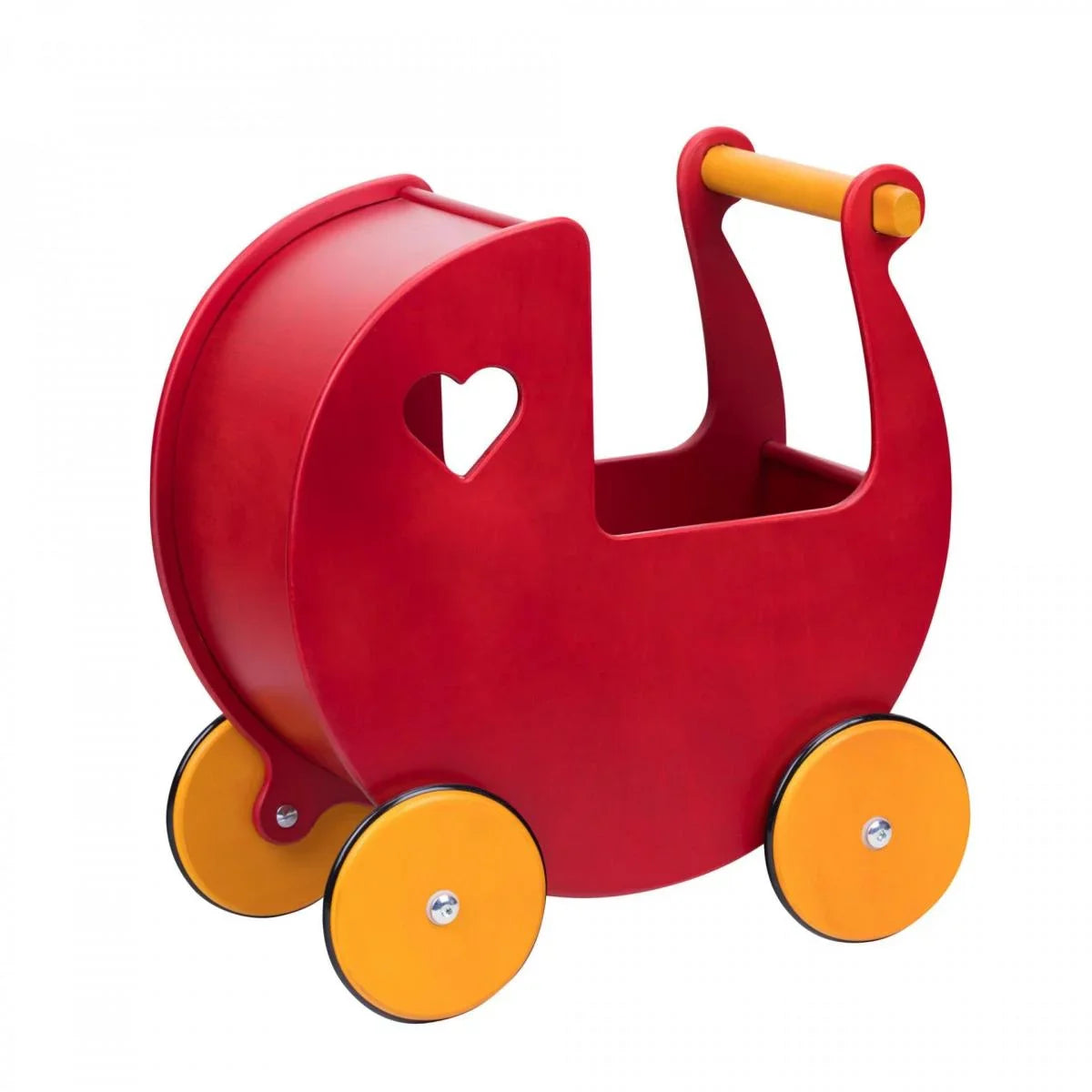 Wooden Pram - Red