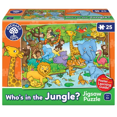 Who's in The Jungle 25 Piece Puzzle