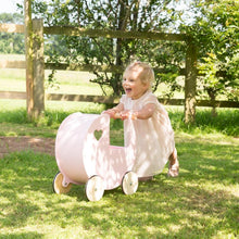 Load image into Gallery viewer, Wooden Pram - Pink
