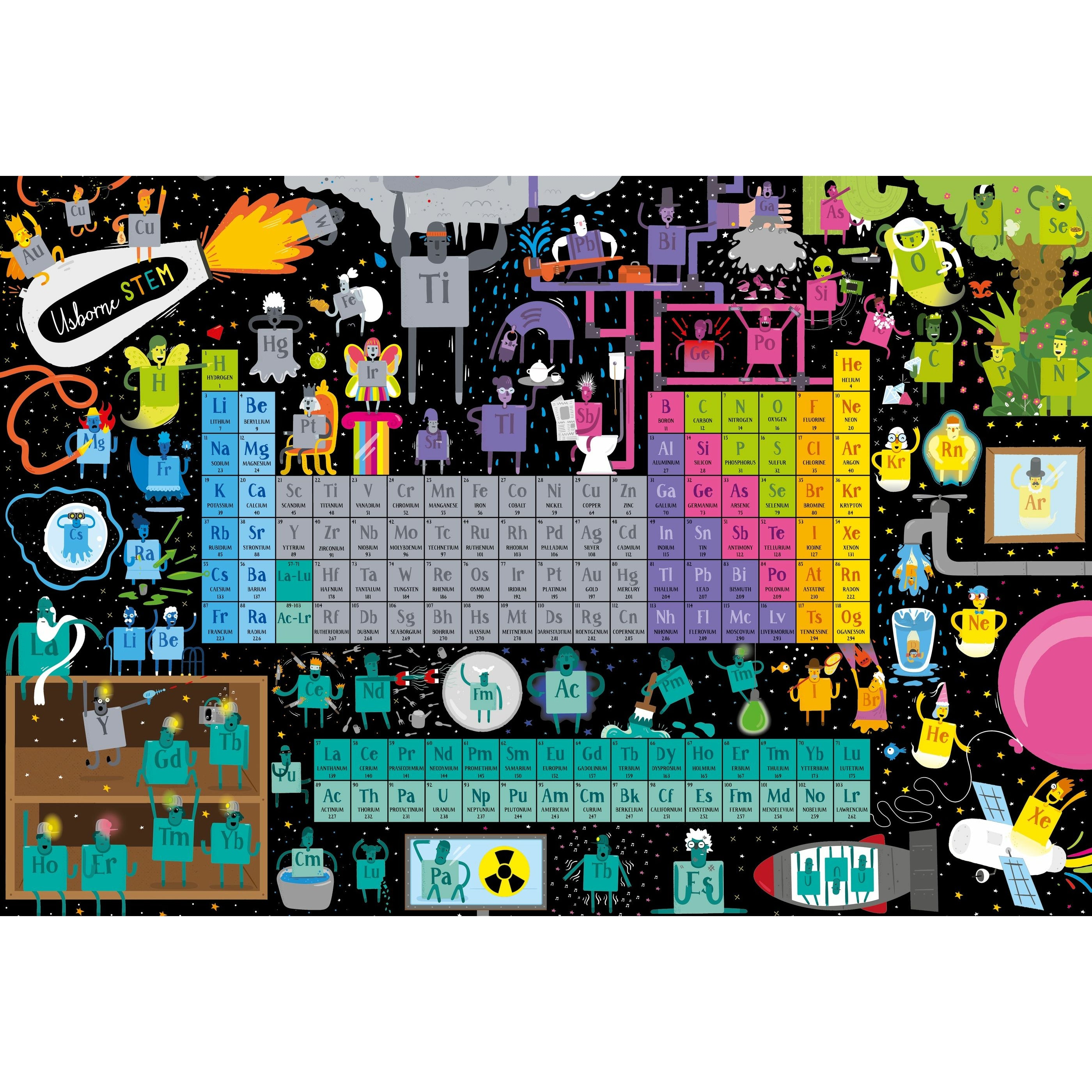 Periodic Table Book & 300 Piece Jigsaw Puzzle
