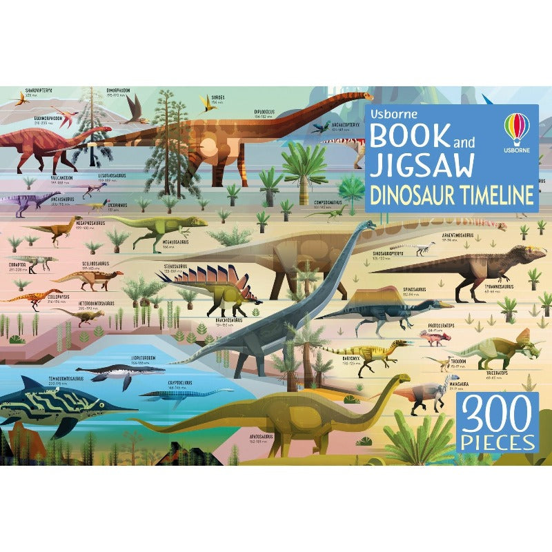 Dinosaur Book & 300 Piece Jigsaw