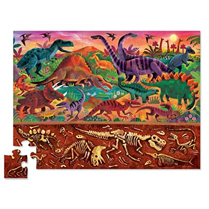 Above & Below Dinosaur World - 48 piece Jigsaw