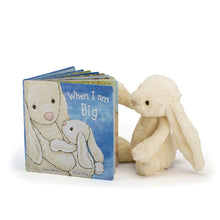 Load image into Gallery viewer, When I Am Big Book &amp; Bashful Cream Bunny
