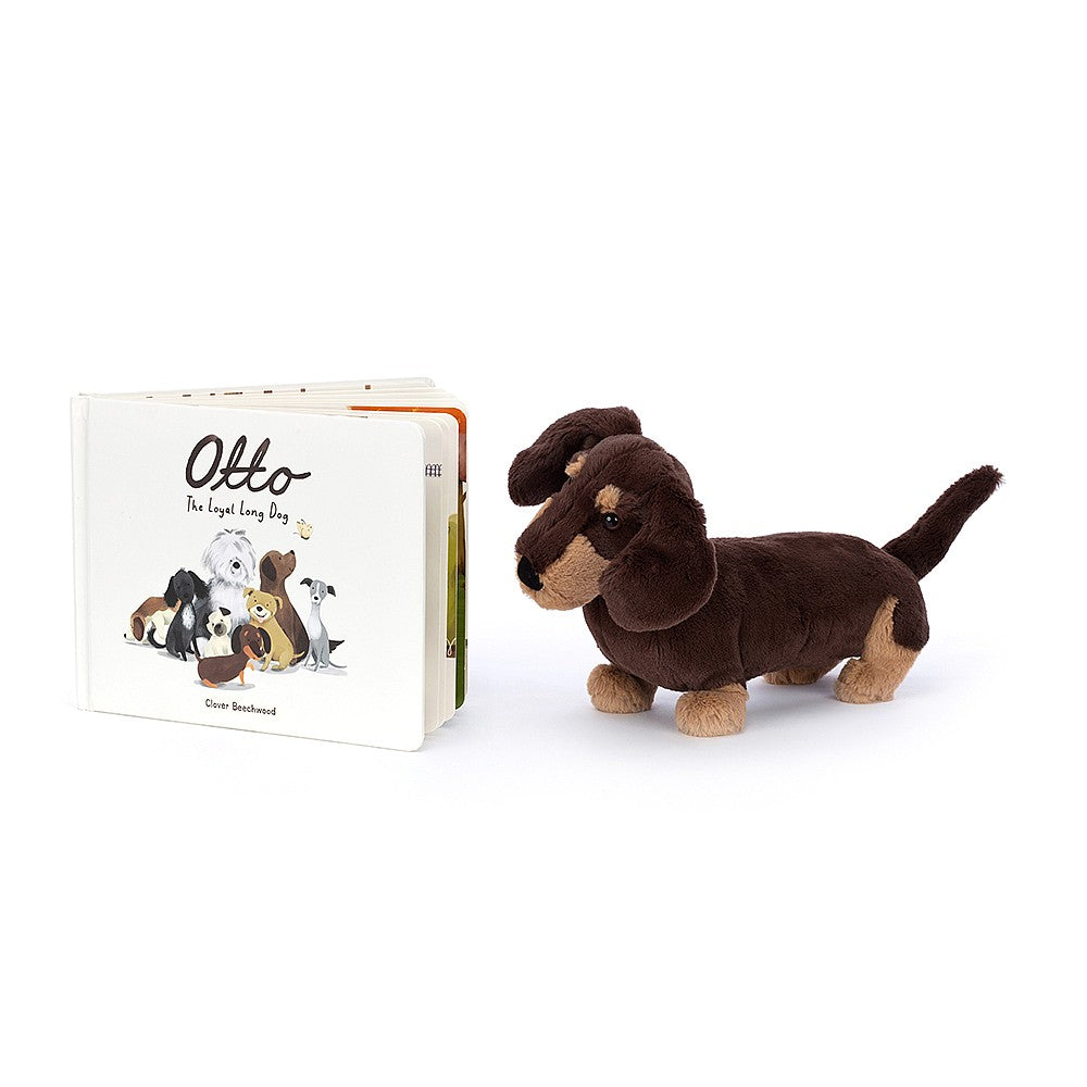 Otto The Loyal Long Dog Book And Otto Dog - Jellycat