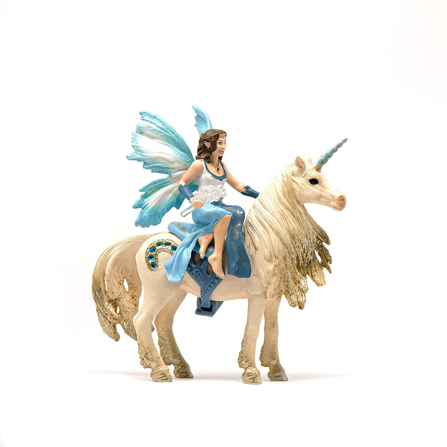 Eyela Riding On Golden Unicorn