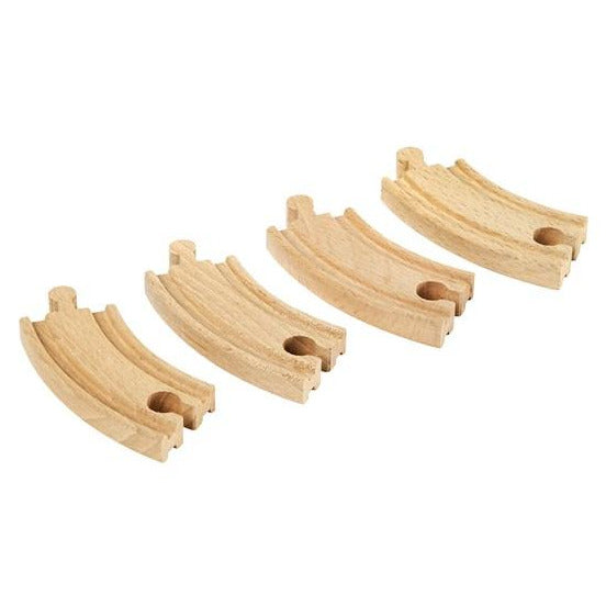 Short Curved Wooden Track