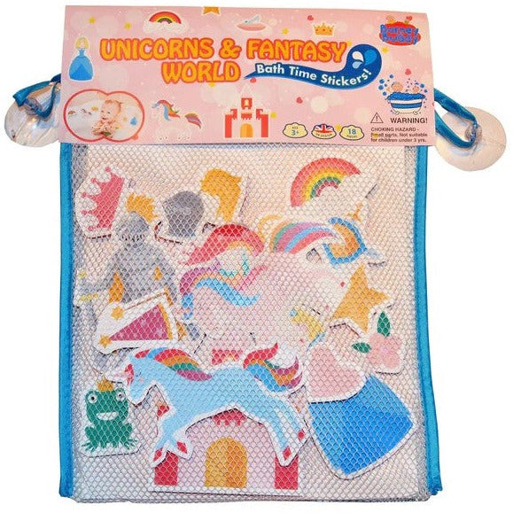 Unicorn Fantasy Bath Toy Stickers