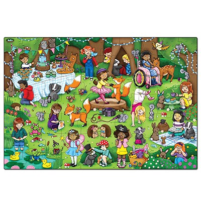 Woodland Party 70 Piece Jigsaw Puzzle