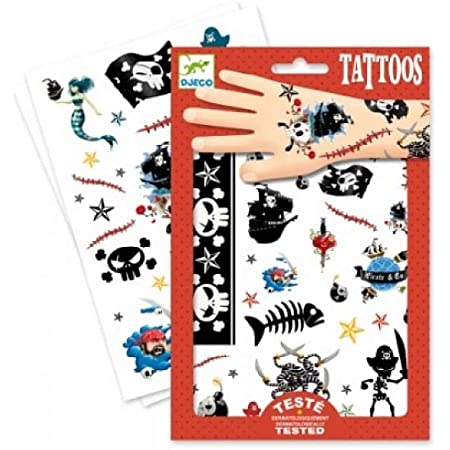 Pirate Temporary Tattoos